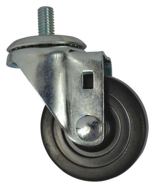 Swivel Caster Rubber, 3 In
