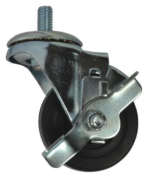 Swivel Caster with Brake, 3 In