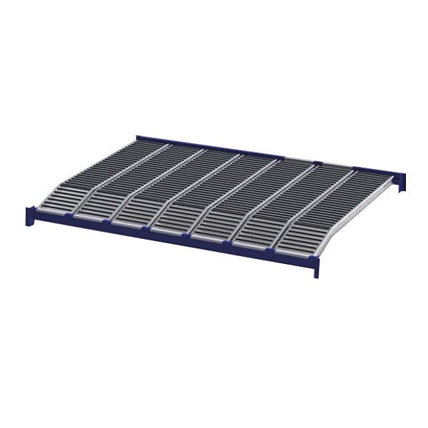Roller Rack Knuckled Lane 72in D 96