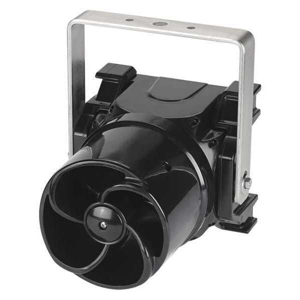 Speaker, Indoor/Outdoor, 7-29/64in W, Black