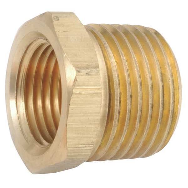 Brass Hex Bushing, MNPT x FNPT, 1/2