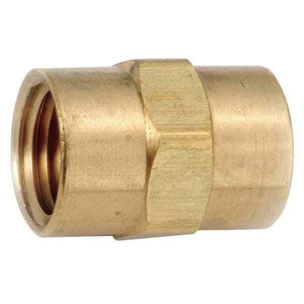Brass Coupling, FNPT, 1/4