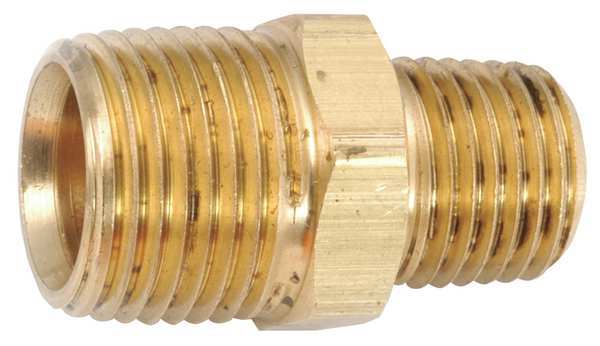 Low Lead Brass Nipple, MNPT, 1/2