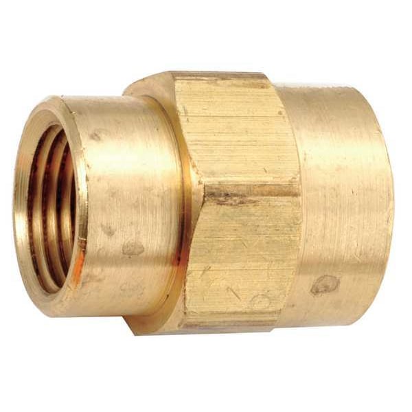 Brass Reducing Coupling, FNPT, 1/2