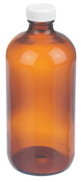 Boston Round Bottle, 16 oz, PK12
