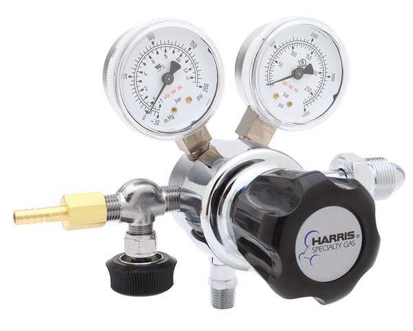 Specialty Gas Regulator, Single Stage, CGA-350, 0 to 15 psi, Use With: Hydrogen