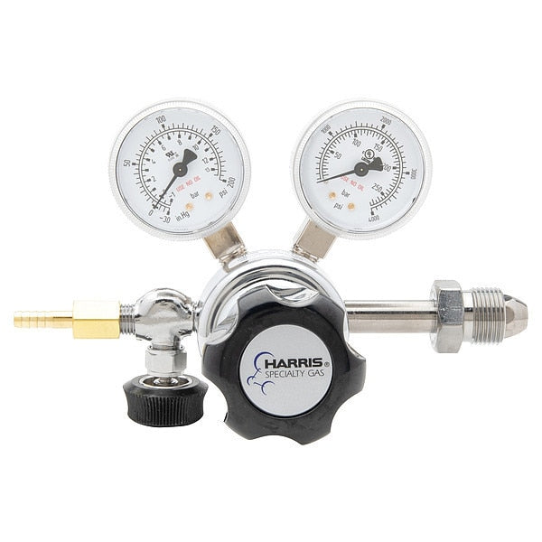 Specialty Gas Regulator, Single Stage, CGA-580, 0 to 125 psi, Use With: Argon, Helium, Nitrogen