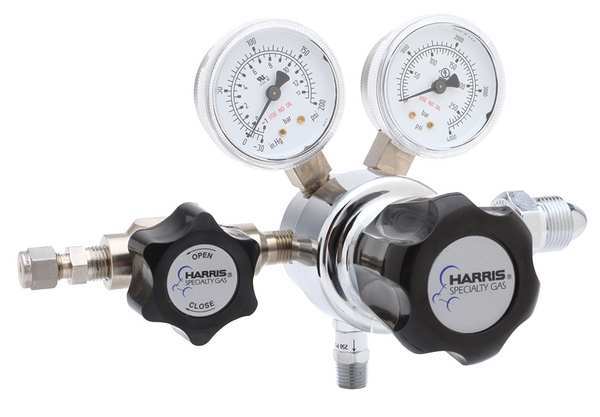 Specialty Gas Regulator, Single Stage, CGA-540, 0 to 50 psi, Use With: Oxygen
