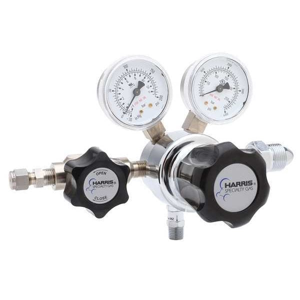 Specialty Gas Regulator, Single Stage, CGA-540, 0 to 125 psi, Use With: Oxygen