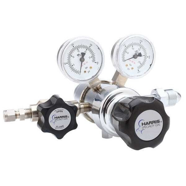 Specialty Gas Regulator, Two Stage, CGA-580, 0 to 125 psi, Use With: Argon, Helium, Nitrogen