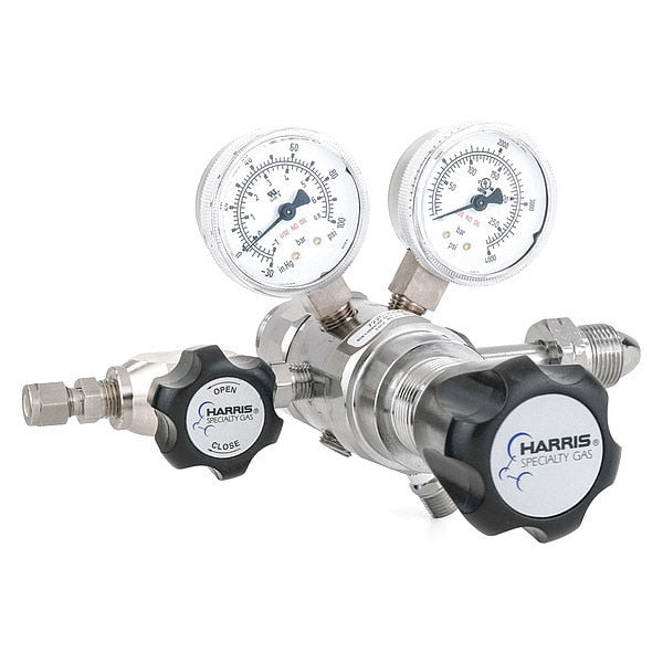 Specialty Gas Lab Regulator, Two Stage, CGA-590, 0 to 50 psi, Use With: Compressed Air