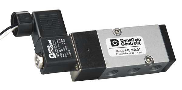 Solenoid Air Control Valve, 1/4 In, 12VDC