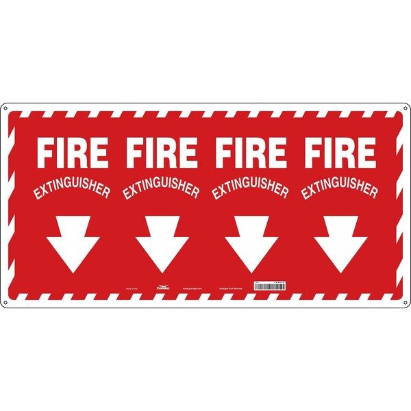 Safety Sign, 14 in Height, 28 in Width, Vinyl, Horizontal Rectangle, English
