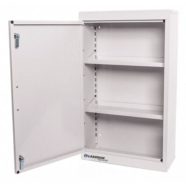 Narcotics Cabinet, (2) Shelves, (1) Door, Double Lock - Beige
