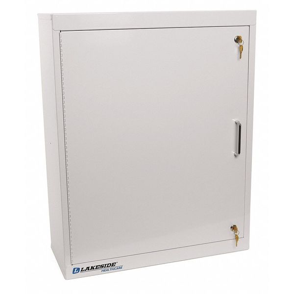 Narcotics Cabinet, (3) Shelves, (1) Door, Double Lock - Beige