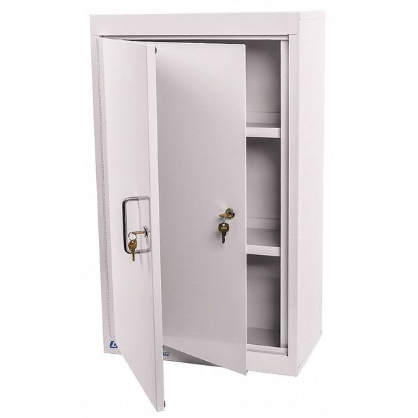 Narcotics Cabinet, (2) Shelves, Double Door, Double Lock - Beige