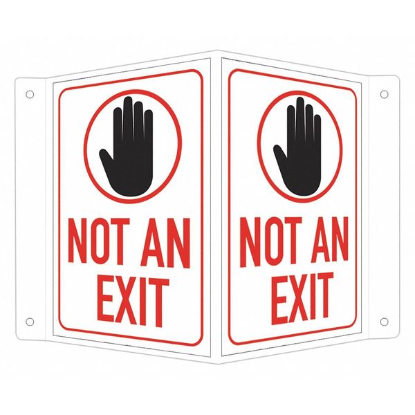 Not An Exit Sign, English, 7-1/2