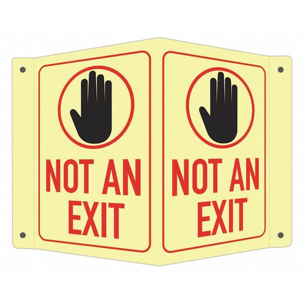 Not An Exit Sign, English, 7-1/2
