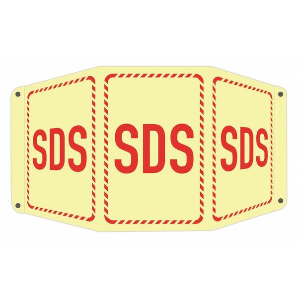 Safety Sign, 10in x 17.5in, Aluminum