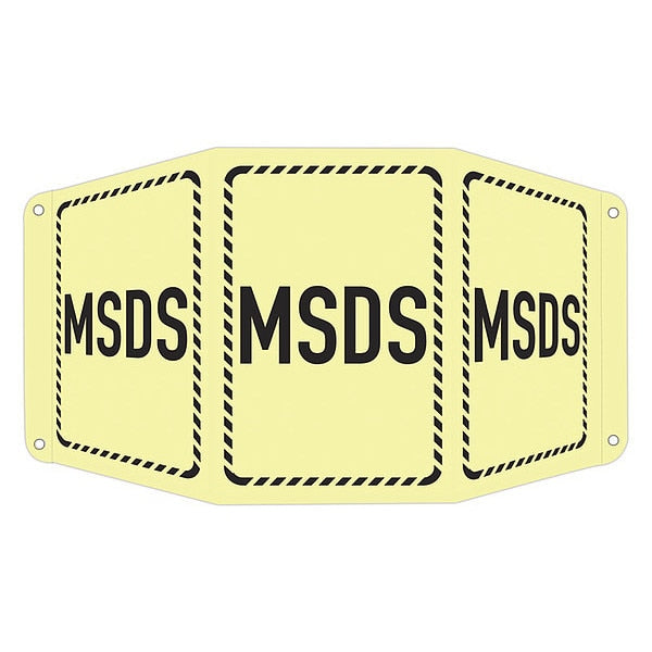 Safety Sign, 10in x 17.5in, Aluminum