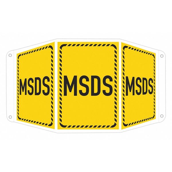 Safety Sign, 10in x 17.5in, Aluminum