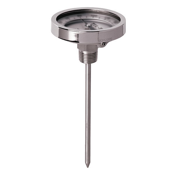 Analog Dial Thermometer, Stem 18