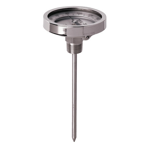 Analog Dial Thermometer, Stem 15