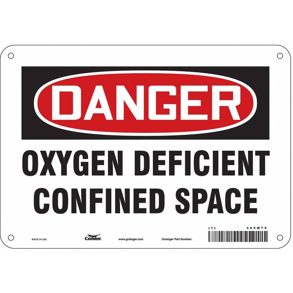Safety Sign, 7 in Height, 10 in Width, Vinyl, Vertical Rectangle, English, 465M79