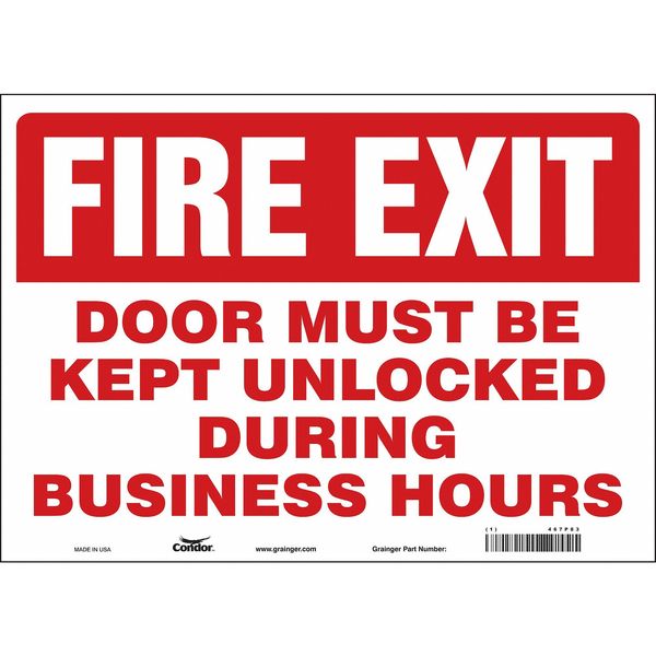Emergency Exit Floor Sign, 14