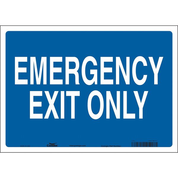 Emergency Exit Sign, English, 14