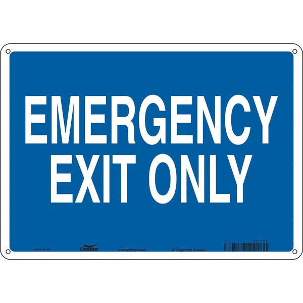 Emergency Exit Sign, English, 14