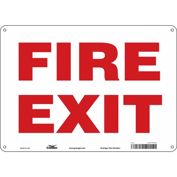 Emergency Exit Floor Sign, 14
