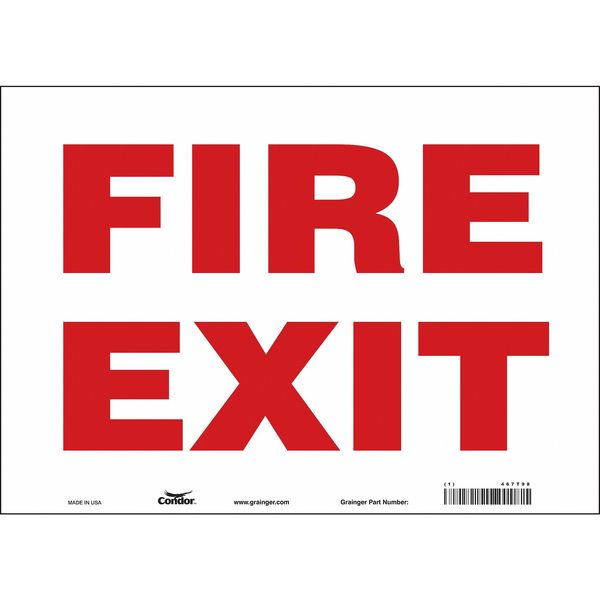 Emergency Exit Floor Sign, 14