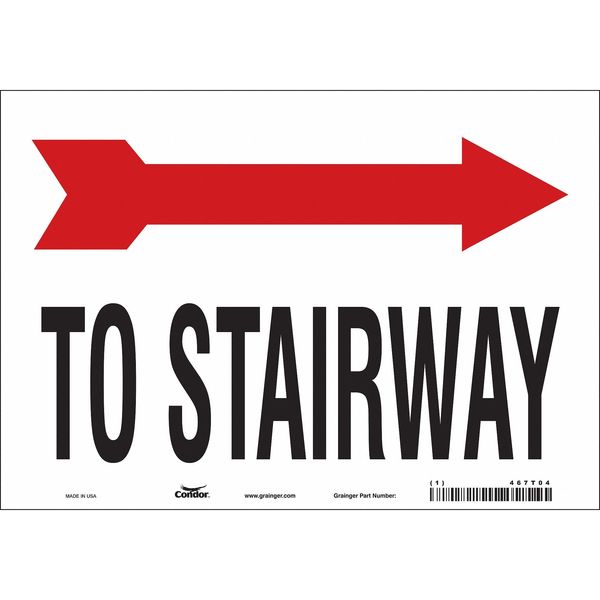 Emergency Exit Floor Sign, 10