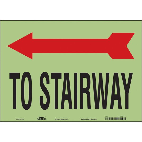 Emergency Exit Floor Sign, 14