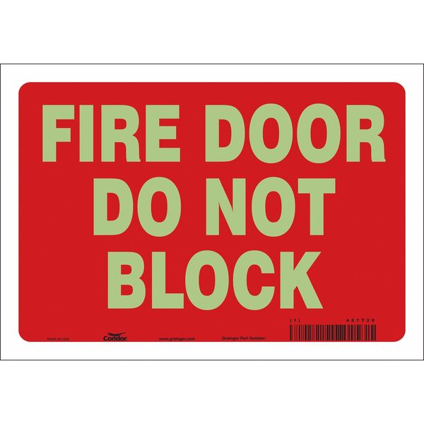 Emergency Exit Floor Sign, 10