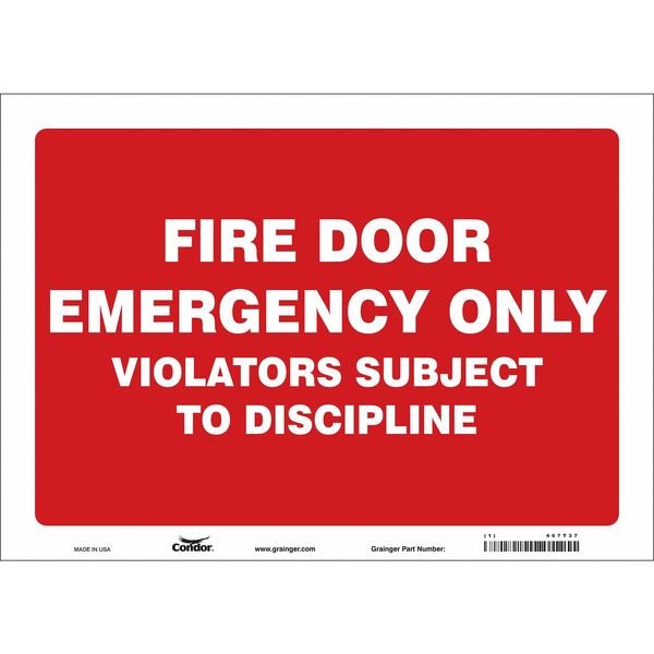 Emergency Exit Floor Sign, 14