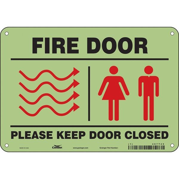 Emergency Exit Floor Sign, 10