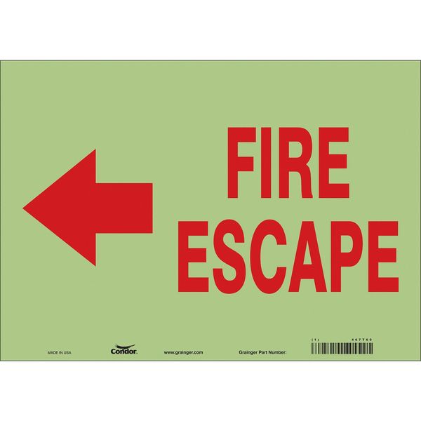 Emergency Exit Floor Sign, 14