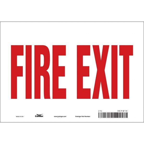 Emergency Exit Floor Sign, 10