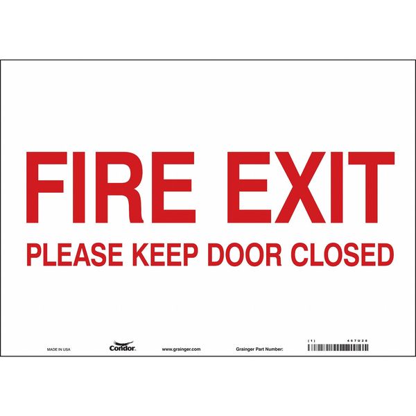 Emergency Exit Floor Sign, 14