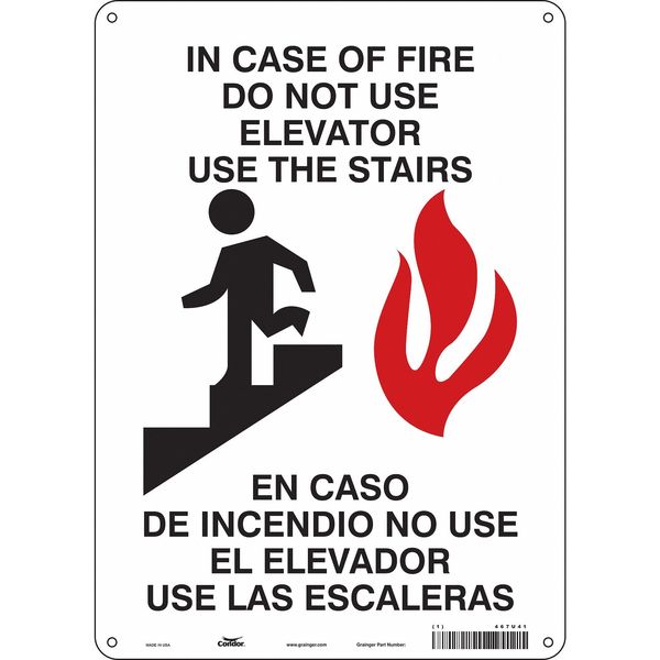 Emergency Exit Floor Sign, 10