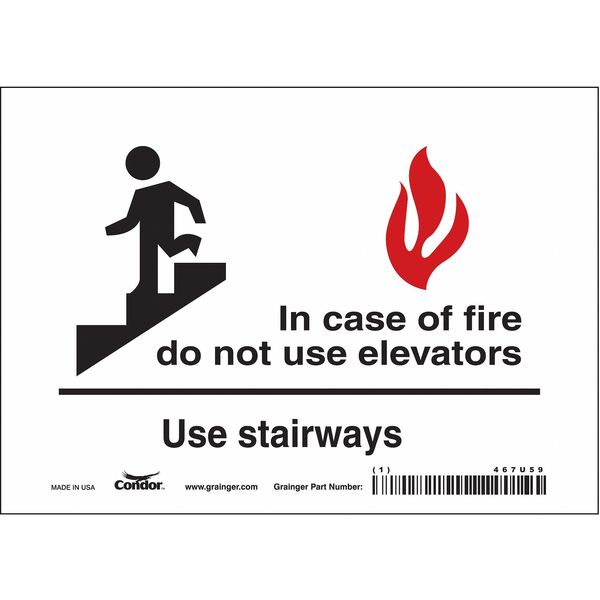 Emergency Exit Floor Sign, 7