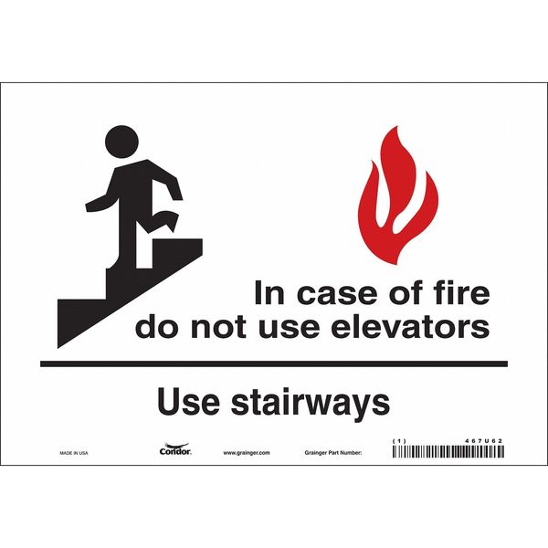 Emergency Exit Floor Sign, 10