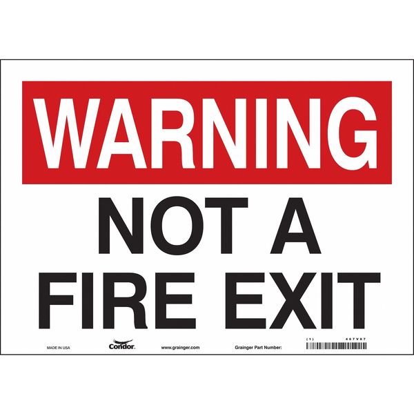 Emergency Exit Floor Sign, 14