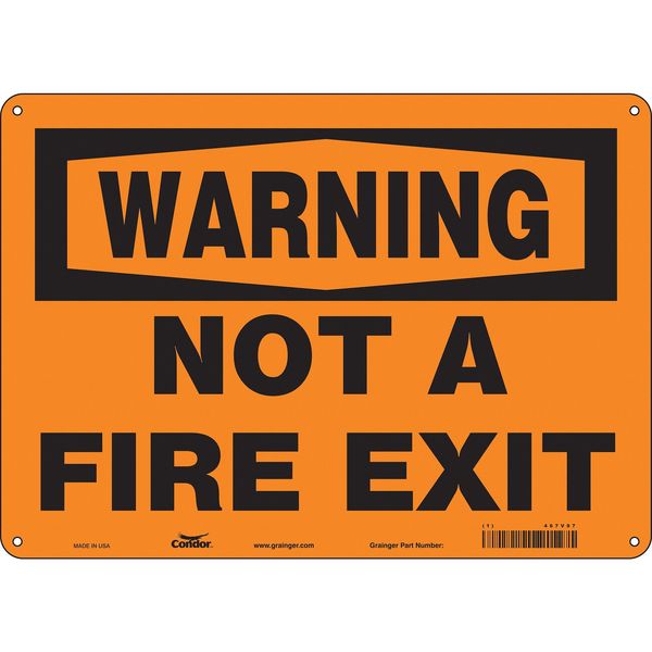 Emergency Exit Floor Sign, 14