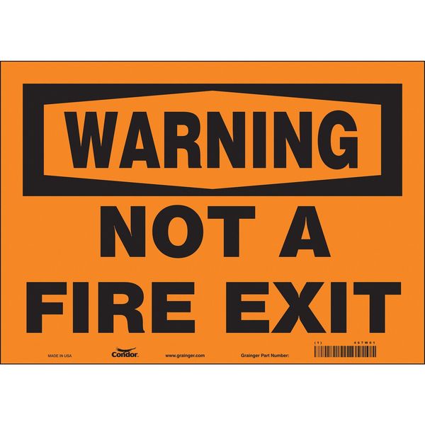 Emergency Exit Floor Sign, 14