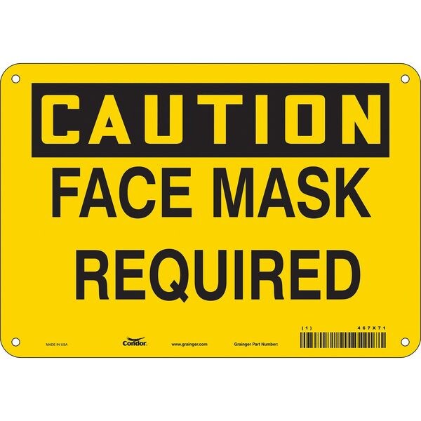 Face Mask Required Sign, 10