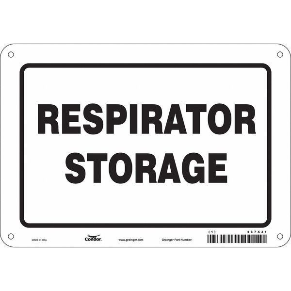 Safety Sign, 7 in Height, 10 in Width, Vinyl, Vertical Rectangle, English, 467X31