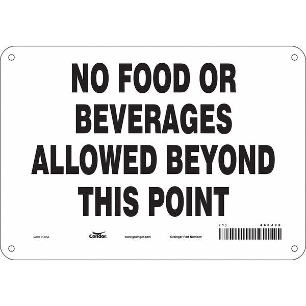 Safety Sign, 7 in Height, 10 in Width, Polyethylene, Vertical Rectangle, English, 468J02